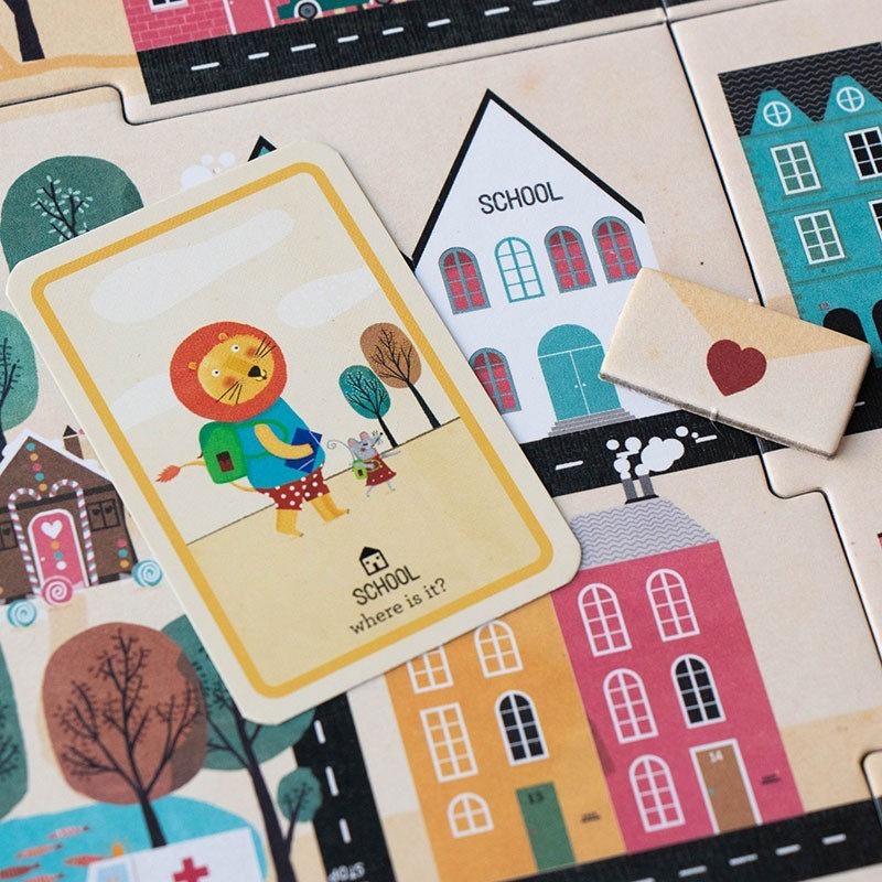Jeu de société familial d'observation